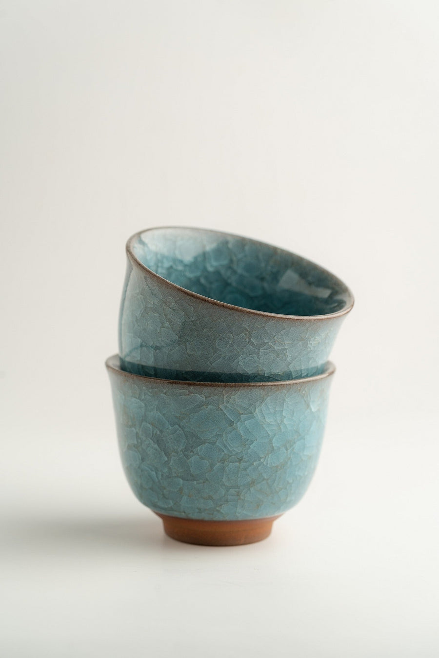 Turquoise Yunomi Tea Cups