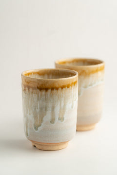 Drip Glaze Yunomi Cups