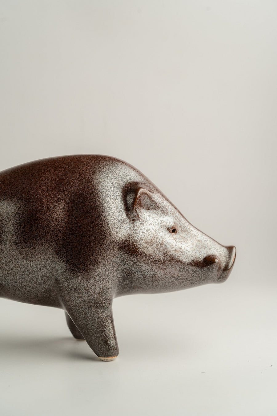 Vintage Ceramic Boar Figurine